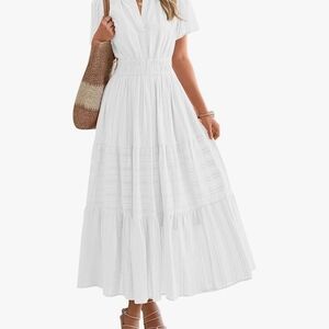 Elegant White Maxi Dress